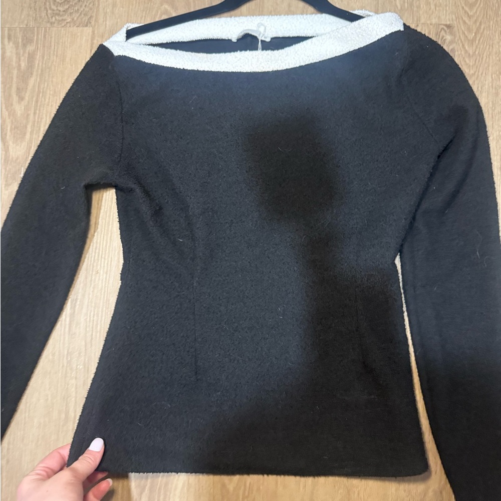 ZARA fitted black top S - Picture 6 of 13